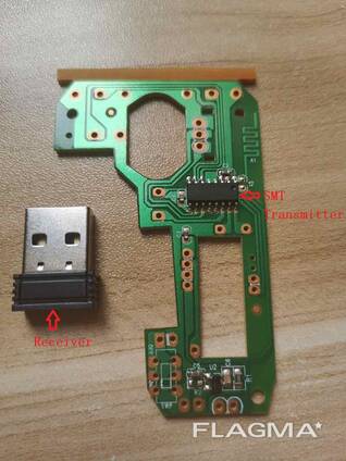 2.4G Hz transfer IC and receiver for wireless mouse