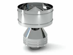 Дефлектор дымохода Диам. : 100-800 мм, Толщ. : 0,5-1 мм, Марка: AISI 430