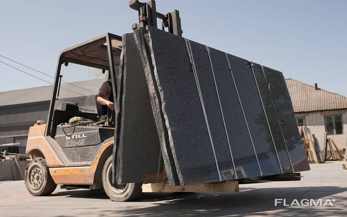 Экспорт гранитных плит в Азербайджан из Украины