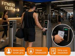 Fitness turniket sistemi 055 895 69 96