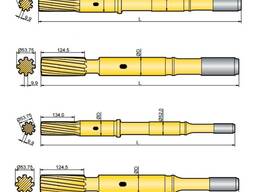 Хвостовик аналог Atlas Copco COP 1840, COP 1840EX, COP 1850, COP 1850EX