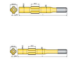 Хвостовик аналог Ingersoll Rand VL 120, VL 140