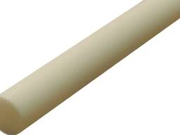 Kaprolon çubuqlar D= 10-500 mm, L= 0,025-1,23 m, Marka: PA 6; PA 6 marka B; PA 6-MG