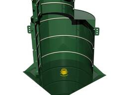 Кессон D= 1000-2000 мм, Объем: 1-10 л, Материал: пластик, Марка: Топол-Эко К-1