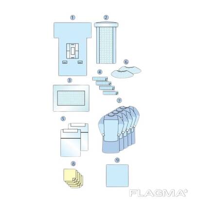 Комплект белья операционного для кардио-хирургических операций dr. green's оптом