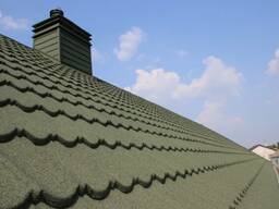 Композитная черепица s= 0,43-3 мм, Раскрой: 1.1х1.15; 1.293х0.419. ..