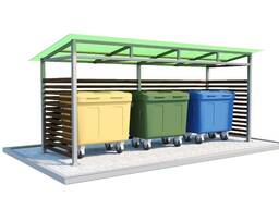 Konteyner platformaları Eni: 1140-1950 mm, L = 1725-13000 mm, H = 1605-2100 mm