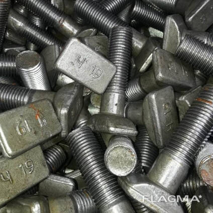 Крепеж железнодорожный (болт; втулка; гайка), марки ЗД—17; М14; М16