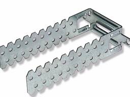 Крепления для металлического профиля Вид: подвес прямой, Размеры: 60х27, s= 0,7-0,9 мм