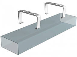 Крепления для вентиляции Разм. : М8; 105х27х3; 65х18х2.5, Материал: сталь; нерж. сталь