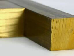 Латунный квадрат Размер: 3-110 мм