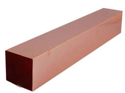 Квадрат медный Сторона: 3-50 мм , Марка: М1; М2; М3, Станд. : ГОСТ 1535-2006