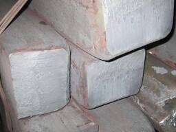 Квадрат титановый Сторона: 10-260 мм, Марка: ВТ1-0; 3М; ВТ6ч…, Способ произв. : кованый