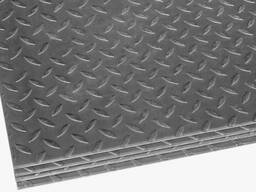 Лист рифленый 3 мм, Раскрой: 1.5х6; 1.25х2.5; 1.5х3 м в Баку