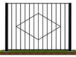 Металлические заборы Дл. : 2000-3000 мм, Выс. : 1500-2000 мм, Ячейка: 50х200