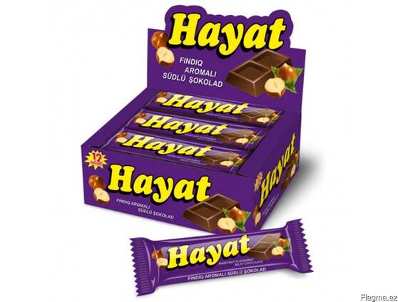 Молочный шоколад "Hayat" фундук