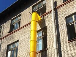 Мусоропровод строительный H= 750-2880 мм, Верхний D= 540-790 мм, Нижний D= 300-515 мм