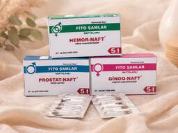 Нафталановая суппозитория свеча бренда Naftaday