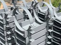 Опоры трубопроводов Диам. : 15-1420 мм, Марка: ОПП2; ОПБ2; ОПХ2, Тип: подвижная