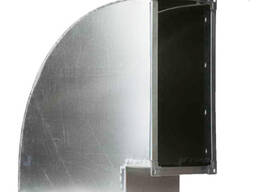 Отвод воздуховода прямоугольный Разм.1: 100-1200 мм, Разм.2: 100-1200 мм, Толщ. : 0,5-1 мм