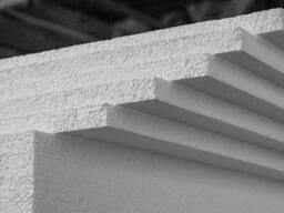 Пенопласт Размер: 1-1000 мм, Применение: для теплоизоляции; для тепло- и звукоизоляции, Ра