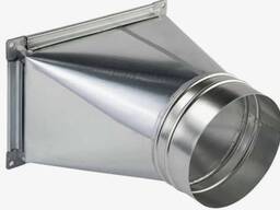 Переход для пластикового воздуховода, Размер 1: 100-1300 мм, Размер 2: 80-1250 мм в Баку