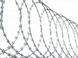 Проволока колючая спиралевидная ОКС D= 100-1700 мм, L= 3-100 м, Тип: ПББ; СББ; СББ АКЛ…