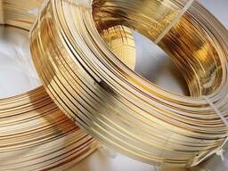 Проволока латунная 0,1—12 мм, марки ДКРПТ; BRASS; ДКРНМ