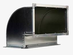 Прямоугольный отвод горизонтальный, Размер 1: 100-1400 мм, Размер 2: 100-1400 мм в Баку