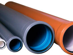 PVC PVC boru Ölçü: 1-500 mm, Divar: 1-19,1 mm, Uzunluq: 0,25-156 mm