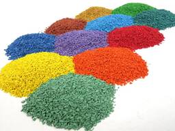 Резиновая крошка Фракция: 0-15 мм, Матер. : каучуковый гранулят, Цвет: бежевый…