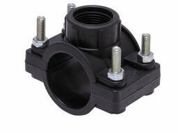 Седелка D: 110х63; 50…, D_резьбы: 1"; 2"…, Материал: ПЭ…, Тип констр. : с фрезой…