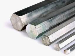 Шестигранник алюминиевый д16т, Размер: 7-90 мм, L= 0,05-4,1 мм в Баку