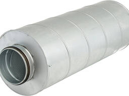 Шумоглушитель круглый D1= 100-710 мм, D2= 100-900 мм, L= 300-1200 мм, Маркировка: ГТК, Тип