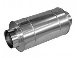 Шумоглушитель круглый Диам.1: 100-1000 мм, Диам.2: 100-1000 мм, Тип: трубчатый