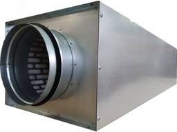 Шумоглушитель прямоугольный Разм. 1: 100-2000 мм, Разм. 2: 100-2000 мм, L= 500-1500 мм, Ма