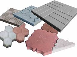 Səki plitələri Ölçü: 1000x1000x100, 1000x1000x80, 1000x420x120 mm. .. , Forma: bavariya. ..