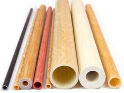 Стеклотекстолитовые трубы Диам. : 14-100 мм Дл. : 1 м, Марка: СТЭФ-1; ТСЭФ