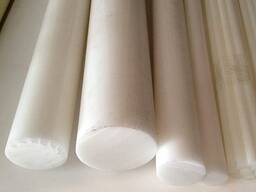 Стержень полиацетали 3—220 мм, марки ПОМ—С; ПОМ—Н; ПОМ