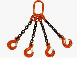 Строп цепной: одноветвевой; двухветвевой; четырехветвевой. ..