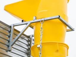 Tikinti tullantıları üçün kronşteyn, B= 70-320 mm, H= 86-400 mm, Material: polad; mis; PVC