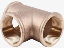 Тройник бронзовый 1 2, Диам. 2: 1 1/2; 1 1/4, Способ произв. : пайка в Баку