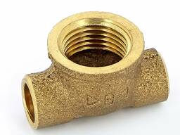 Тройник латунный Диам.1: 10-63 мм, Диам.2: 8-63 мм, D3 8-63 мм