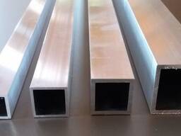 Труба алюминиевая профильная, бокс Стор. 1: 8-250 мм, Стор. 2: 5-200 мм, s= 0,5-8 мм, Марк