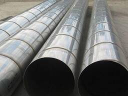 Труба электросварная D= 2,8-3500 мм, s= 0,5-60 мм, Марка: 20; 10; Ст3…, Тип: прямошовная;