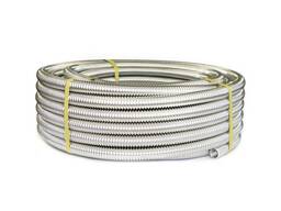 Труба гофрированная нержавеющая в оболочке, D: 6-65 мм, Стенка: 0,3 мм, L: 10 м в Баку