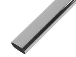 Труба плоскоовальная D1= 15-120 мм, D2= 6,5-60 мм , s= 0,6-4 мм, Марка: AISI 304; 08пс; 1п