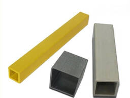 Труба профильная стеклопластиковая Сторона А: 25-205, Сторона Б: 18-205, s= 2-8 мм, Вид: к