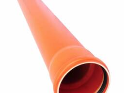 Трубы ПВХ, поливинилхлорид Диам. : 16-500 мм, Толщ. : 1-19,1 мм, Дл. : 0,25-156 м