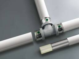 Birləşdirici borular D= 90-150 mm, L= 0,5-1,25 mm, Material: polad; PVC, Kaplama: polimer…